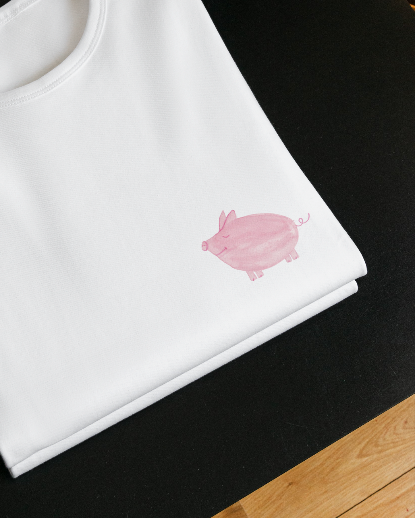 Bügelbild Schwein - Witziges Bügelpatch zum Aufbügeln