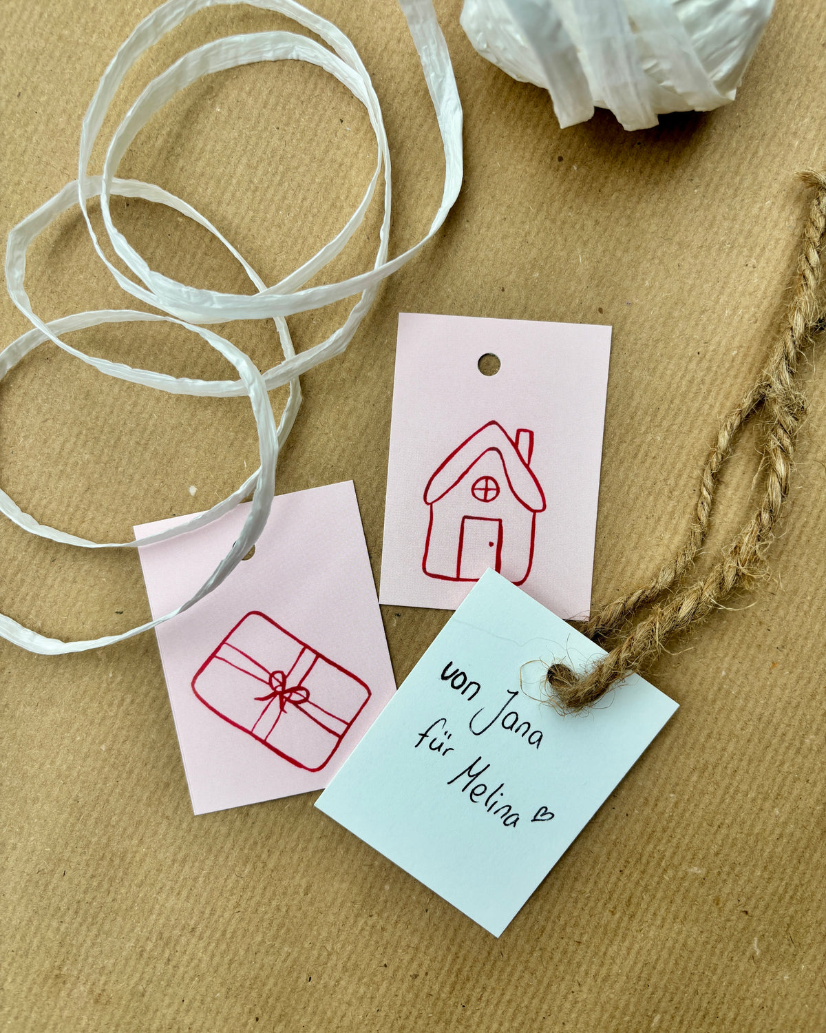 Weihnachtliche Geschenkanhänger - Winterliche Motive