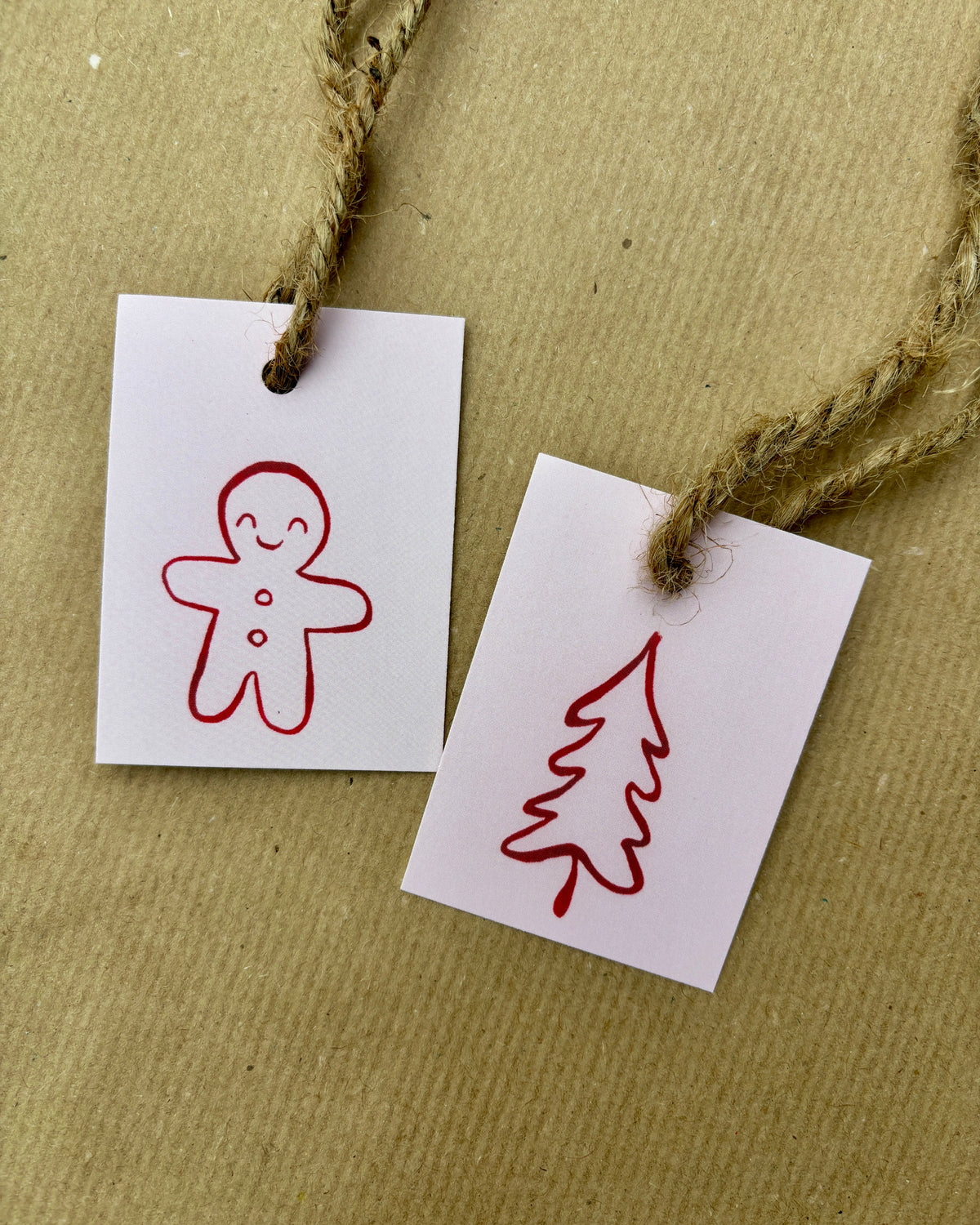 Weihnachtliche Geschenkanhänger - Winterliche Motive