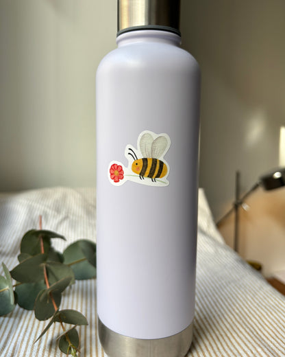 Sticker Biene - Niedlicher Aufkleber für Laptop, Notizbuch & Co.
