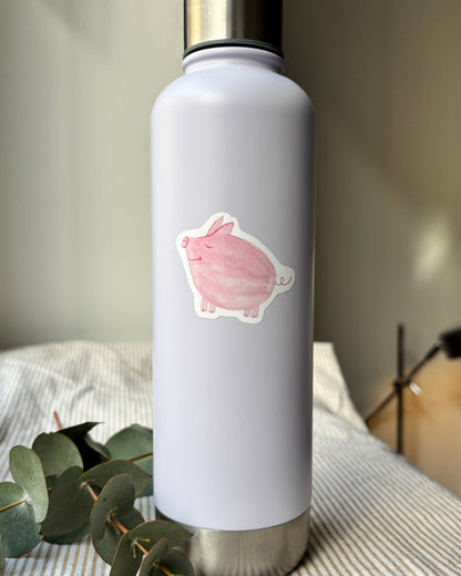 Sticker Schwein - Aufkleber für Laptop, Notizbuch & Co.