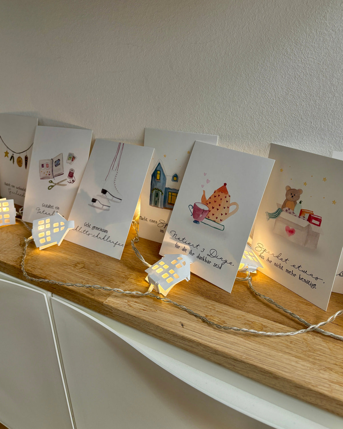 Adventskalender für gemeinsame Aktivitäten • Gemeinsame Zeit im Advent • Achtsamer Adventskalender für Familien